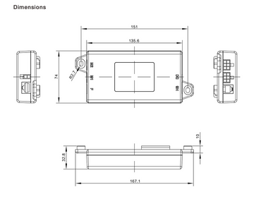 Control Box JCB36M with 2 ports connected to a 2-leg desk frame