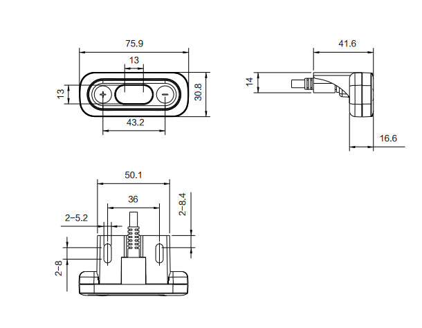 Handset with display "Basic" JCHT35K26B