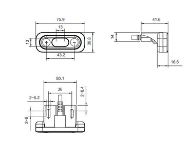 Handset with display "Basic" JCHT35K26B