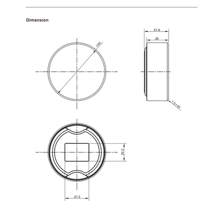 Handset with Wireless Receiver JCHR35R1